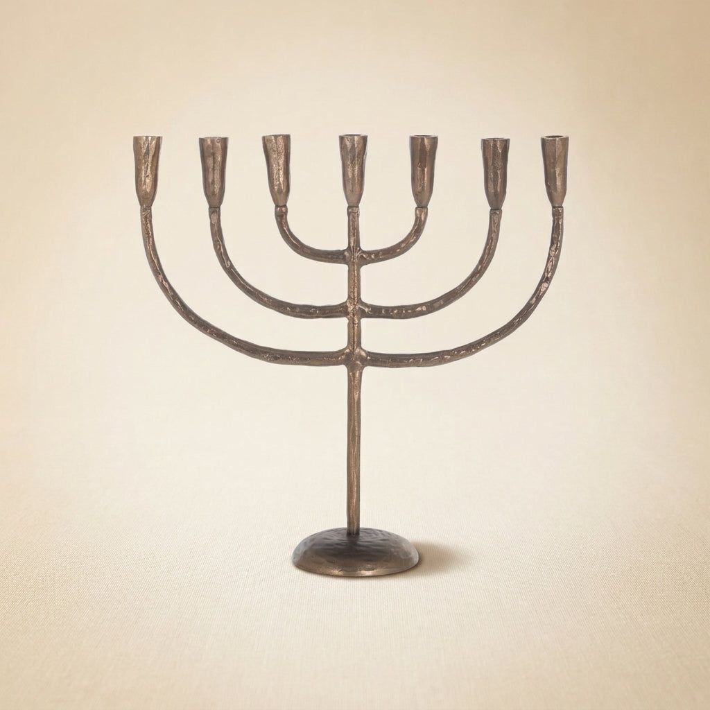 Candle holder Femm brushed gold