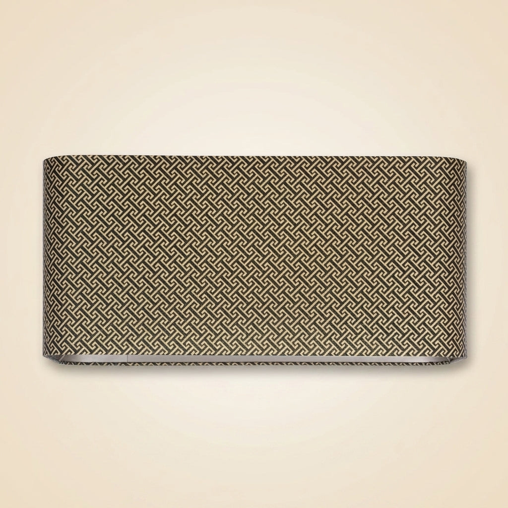 Lampenkap Geo Black Rectangular