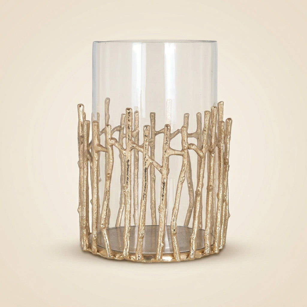 Windlicht Loretta gold large