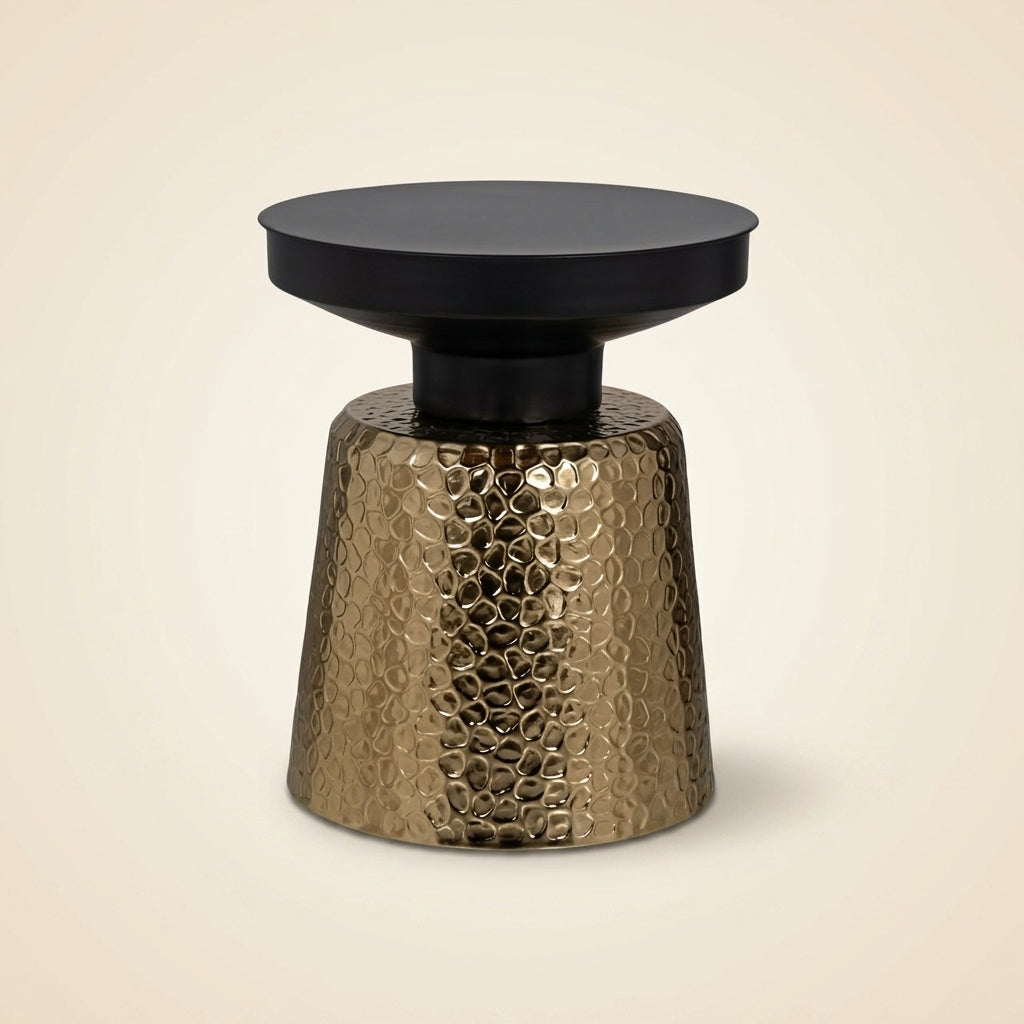 Bijzettafel Freddie black/gold