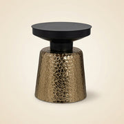 Bijzettafel Freddie black/gold
