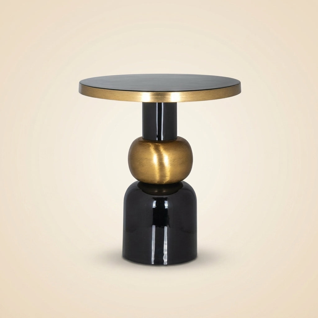 Bijzettafel Mose Black 51ø