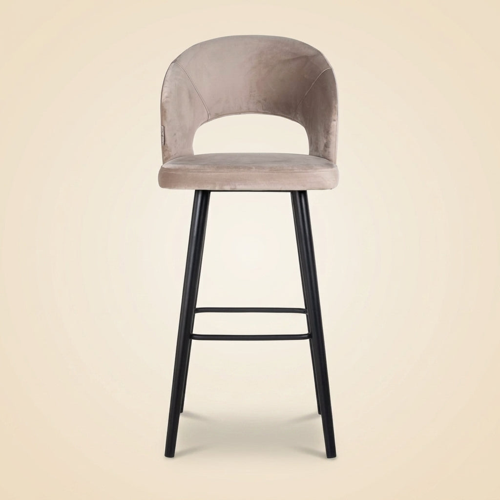 Barstoel Savoy Khaki Velvet