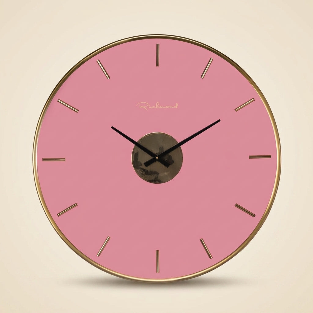 Clock Quincy pink