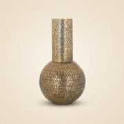 Vase Darcey brushed gold large