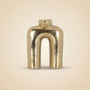 Vase Marley brushed gold large