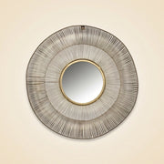 Spiegel Aliza brushed gold 76Ø