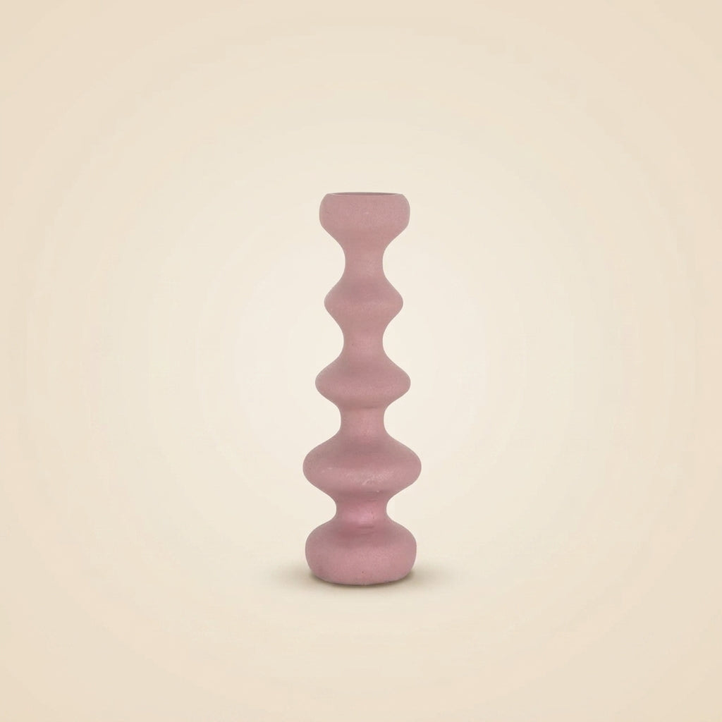 Candle holder Bijou pink small