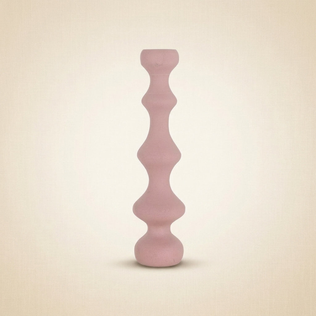 Candle holder Bijou pink large