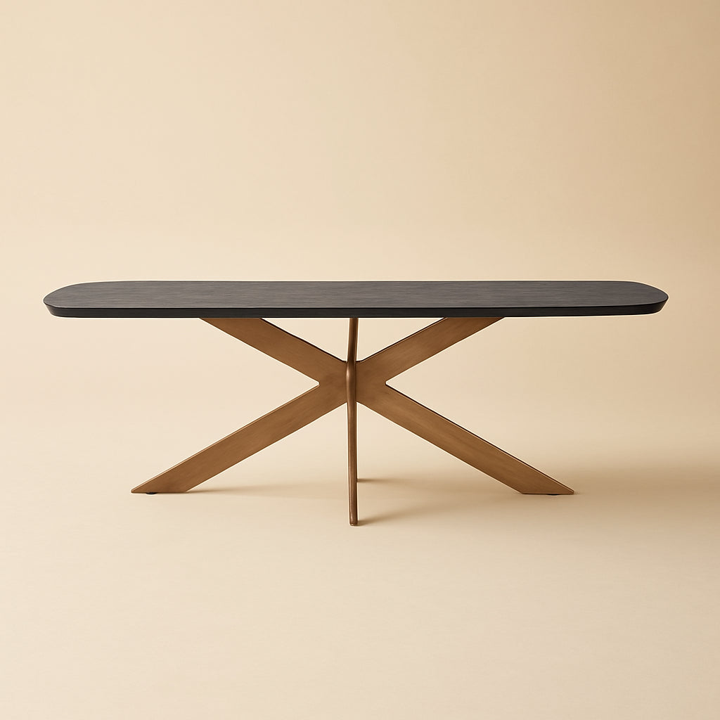 Eettafel Hayley Dark Coffee 230