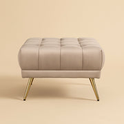 Poef & Voetenbank Huxley khaki velvet