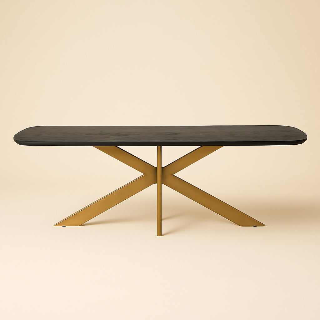 Eettafel Cambon Dark Coffee Danish Oval 230