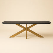 Eettafel Cambon Dark Coffee Danish Oval 230