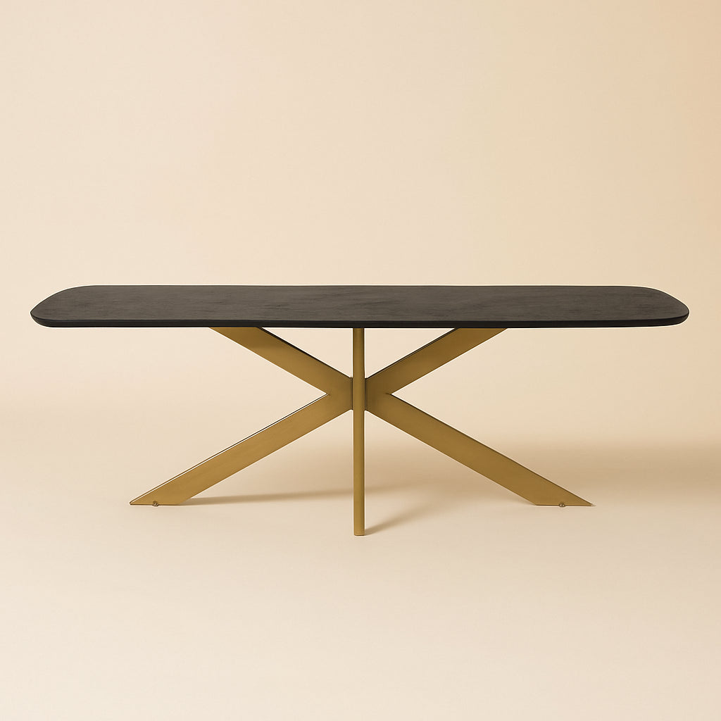 Eettafel Cambon Dark Coffee Danish Oval 280