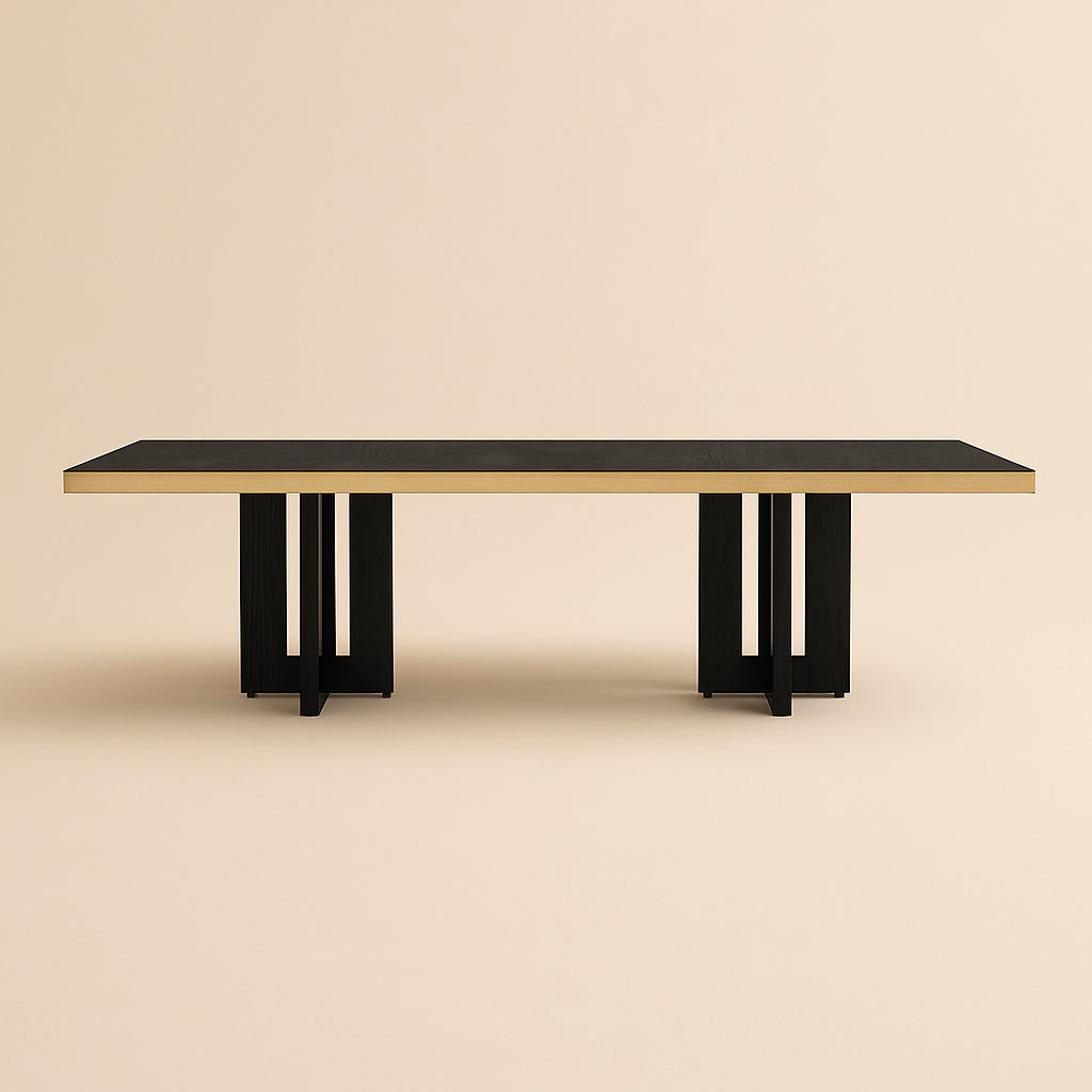 Dining table Cambon dark coffee 320