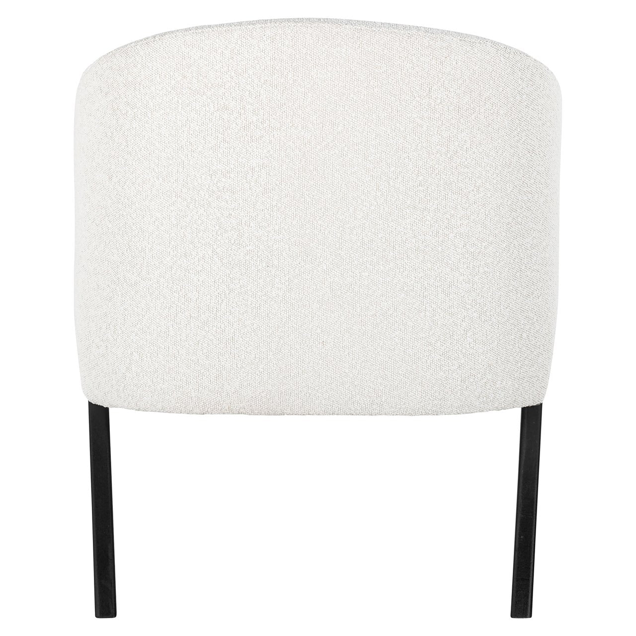 Lounge Stoel Mia White Bouclé