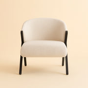 Lounge Stoel Mia White Bouclé