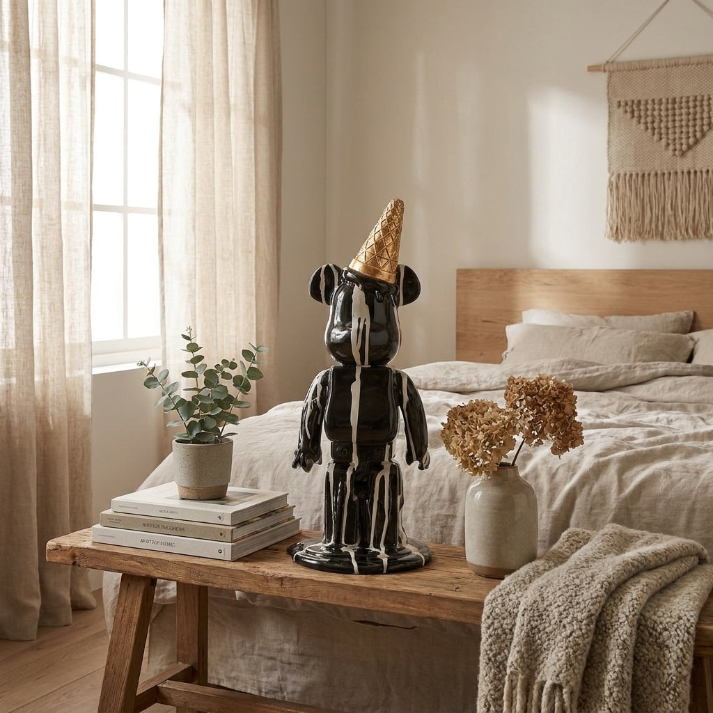 Decoratief Object Icebear Black