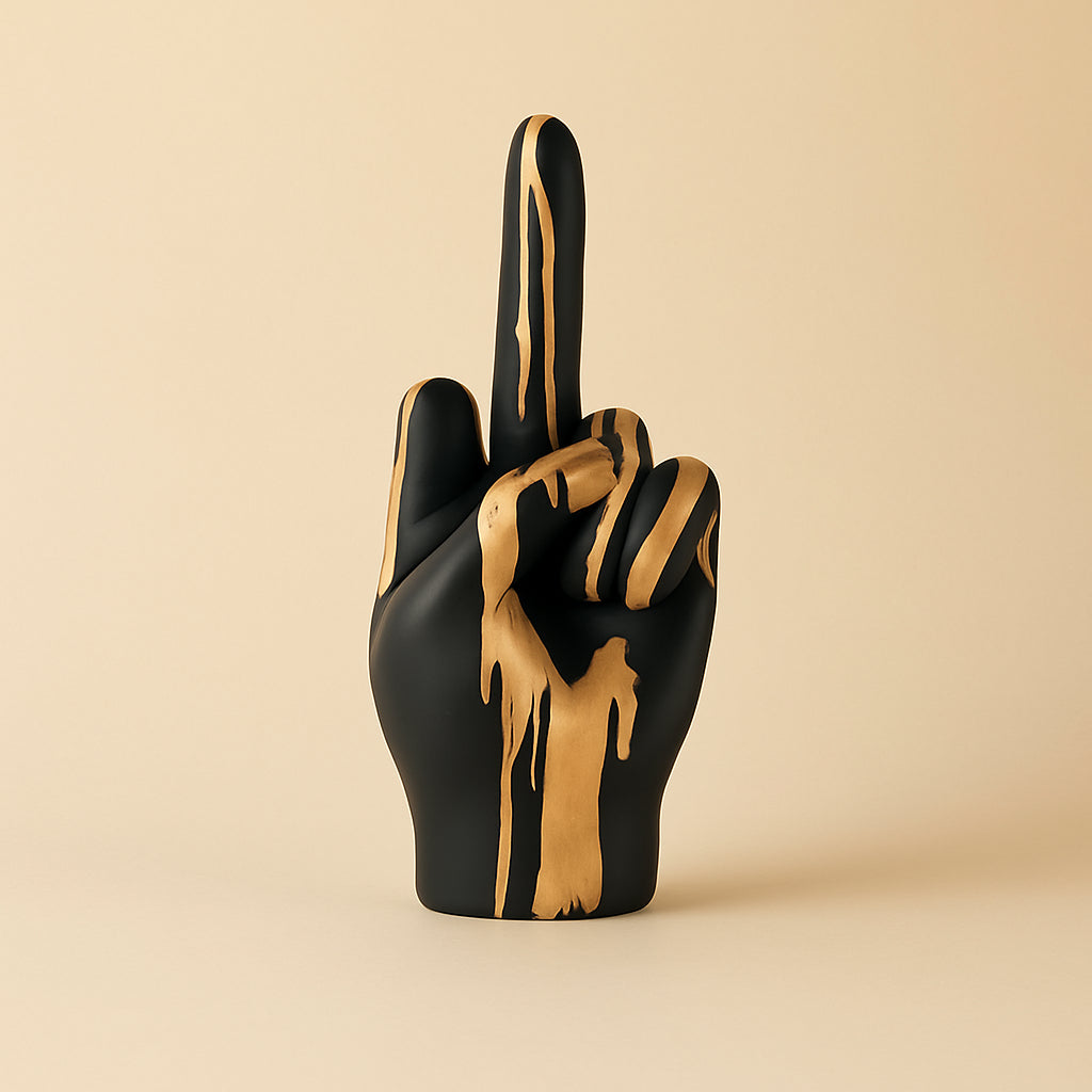 Decoratief Object Digitus Black/gold