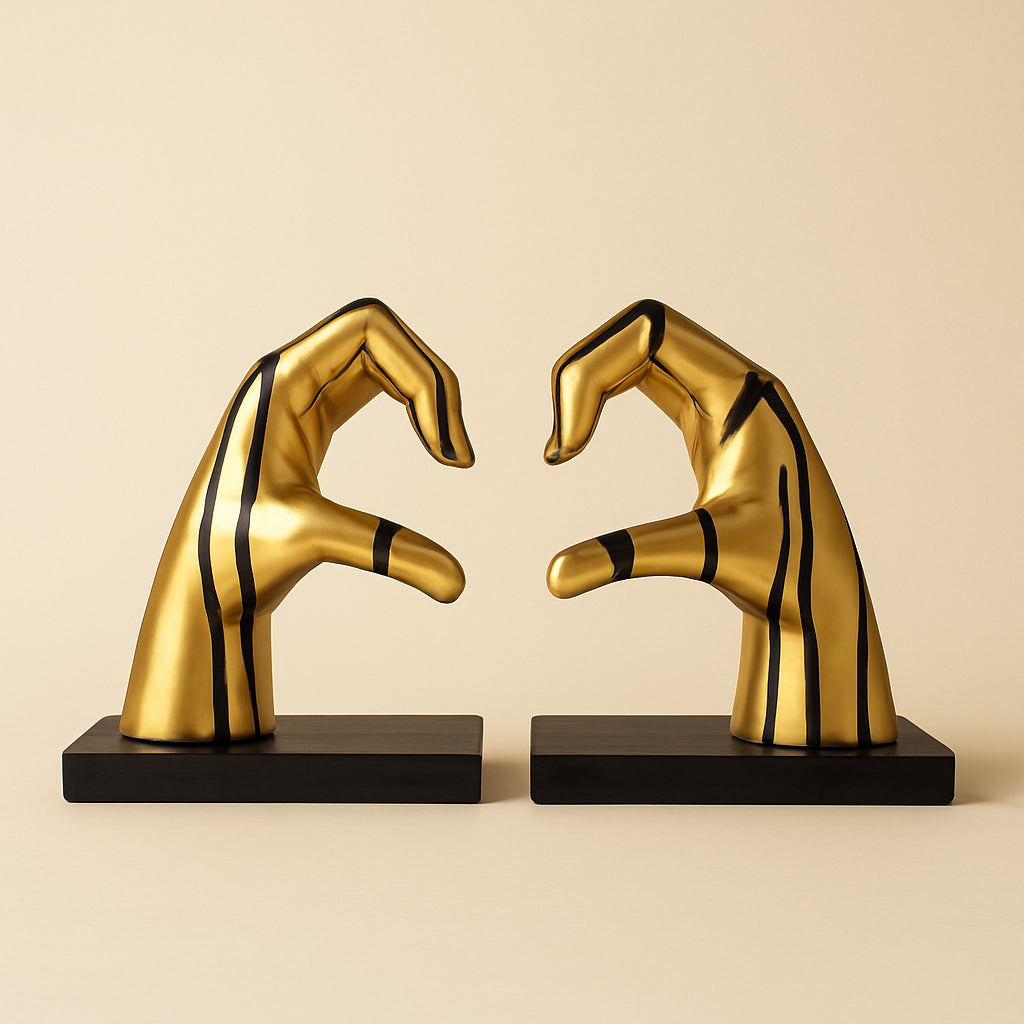 Boekenstandaard Love Black/gold