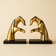 Boekenstandaard Love Black/gold