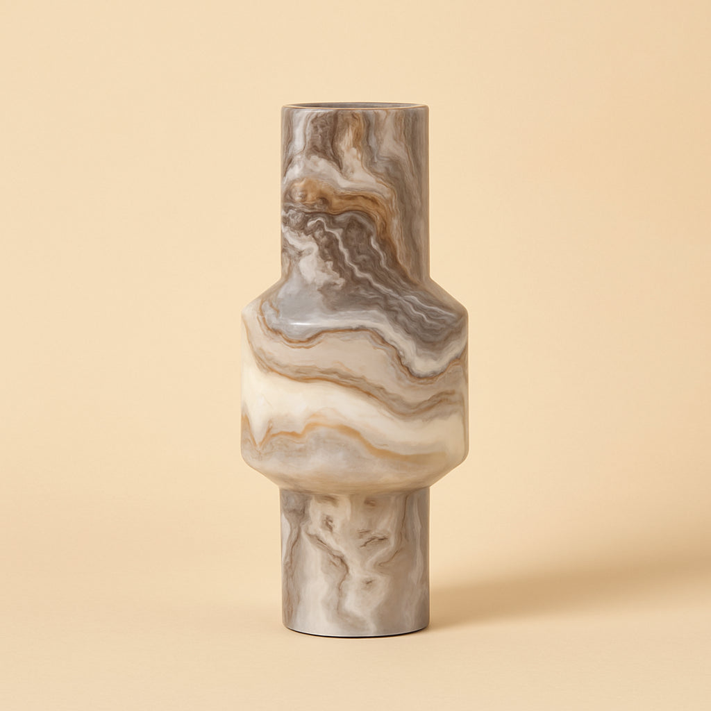 Vase Noia brown small