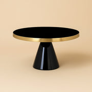 Taartplateau Elena Black/gold