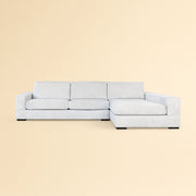Bank Pasha Pearl Island 3-seater + Lounge Right fully Upholstered