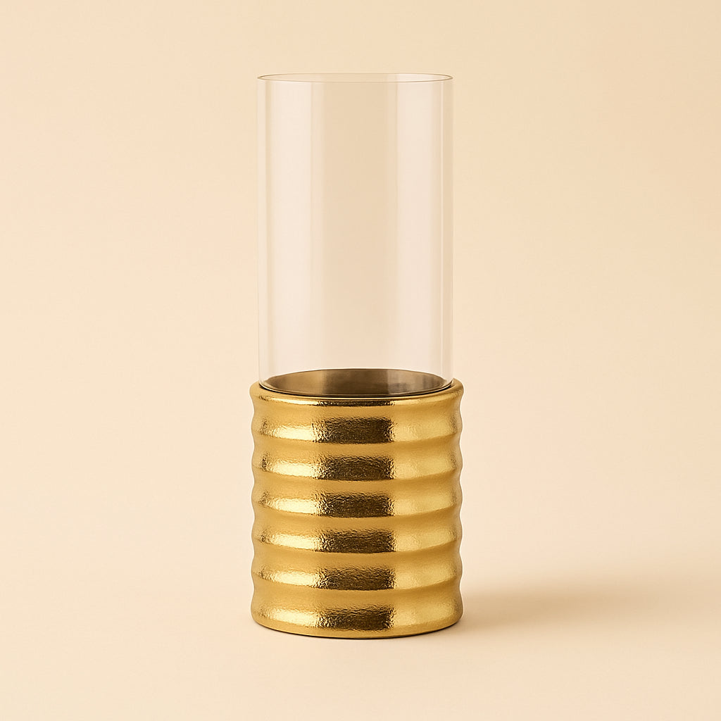 Windlicht Bodil Gold Large