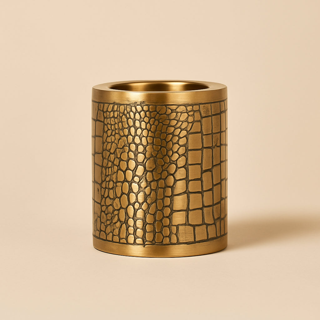 Candle holder Elyn gold small