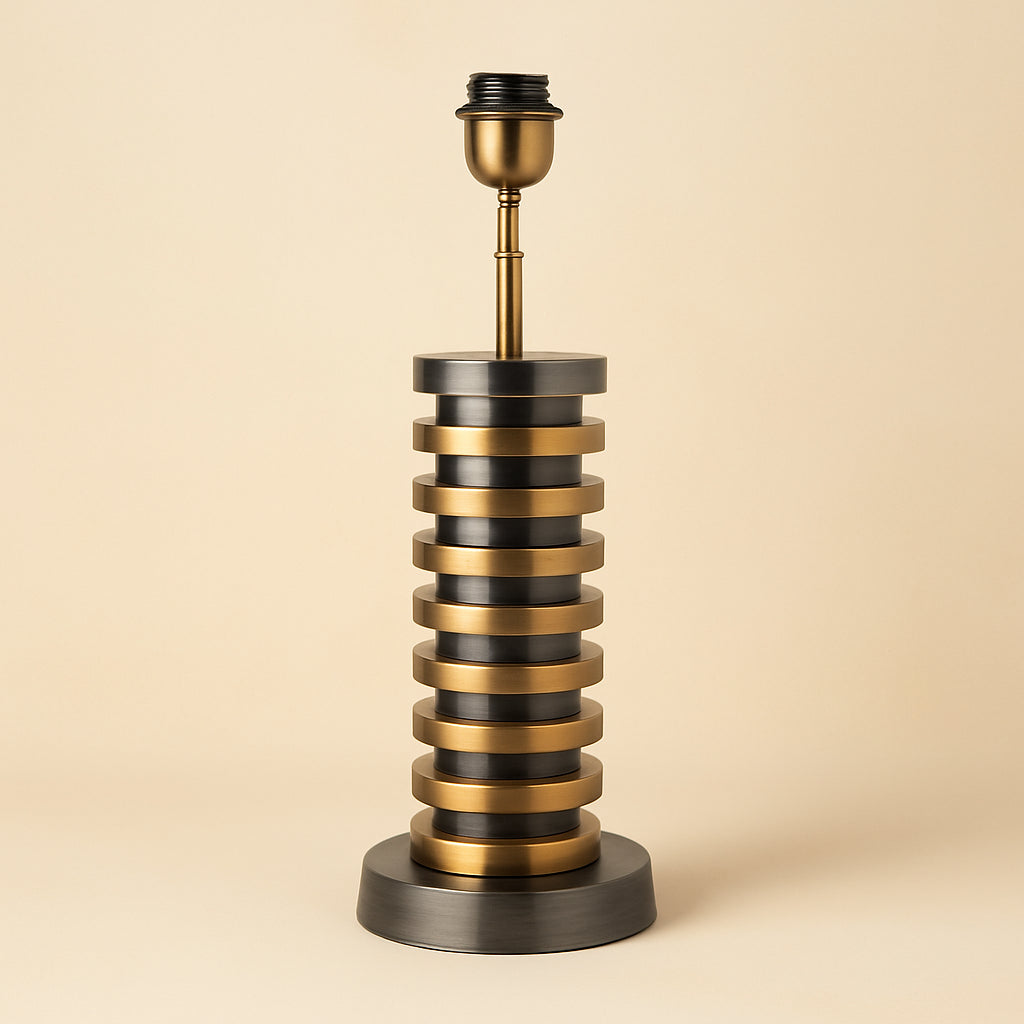 Tafellamp Jaline black/gold