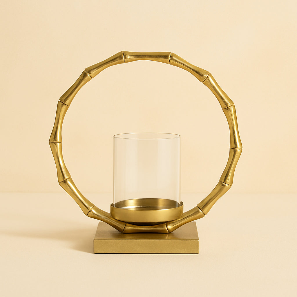 Windlicht Merlyn Gold Small