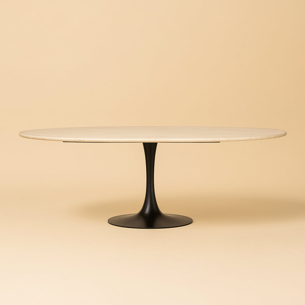 Eettafel Hampton Black Oval 230