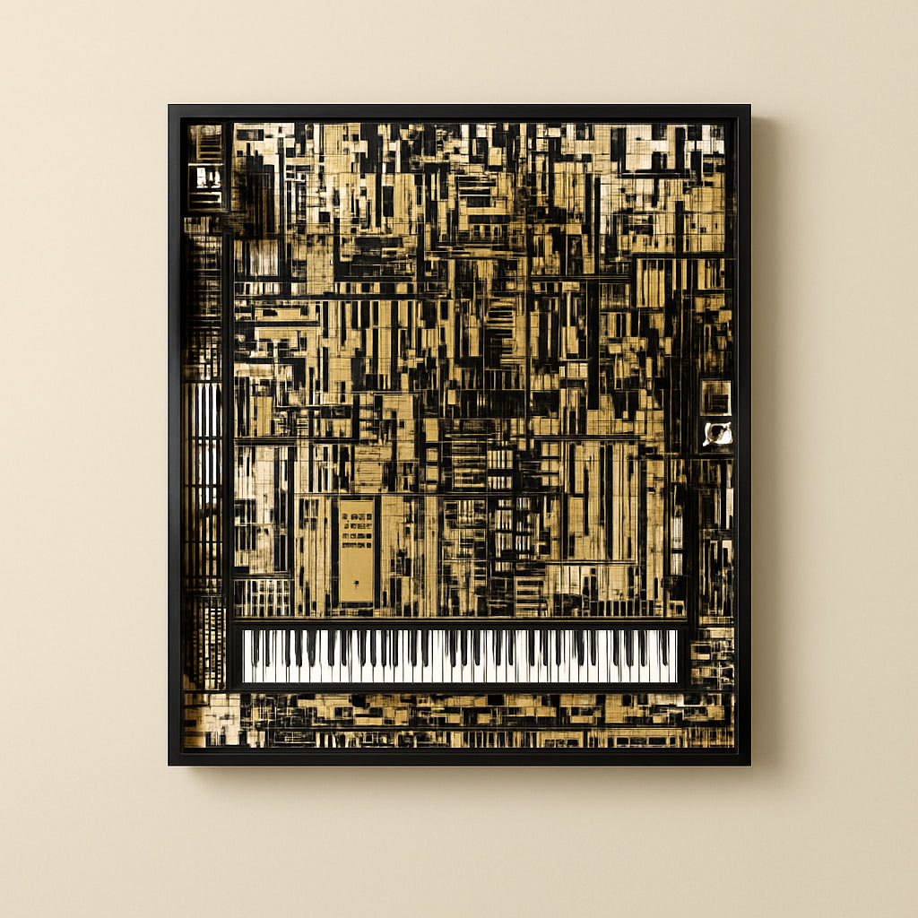 Wall Art Wibi Black/gold