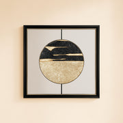 Wall Art Moon Black/gold