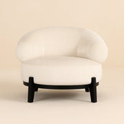 Lounge Stoel Montana White Chenille
