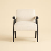 Lounge Stoel Cooper White Chenille