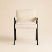 Eetkamerstoel Cooper White Chenille