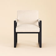 Eetkamerstoel Beck White Chenille