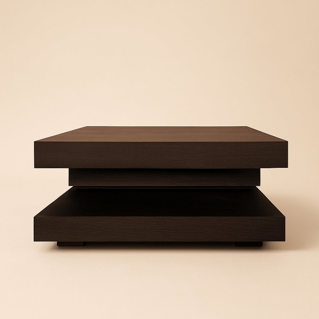 Salontafel Oakura Brown 90x90