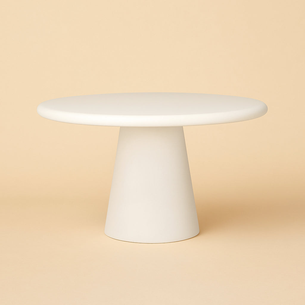 Eettafel Bloomstone White 130ø