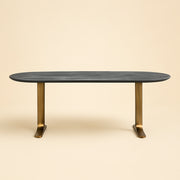 Eettafel Revelin Black/gold 235