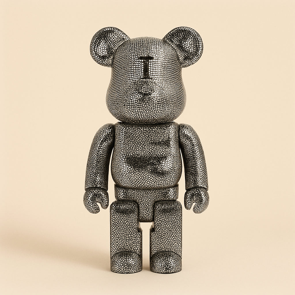 Decoratief Object Bear Silver Large