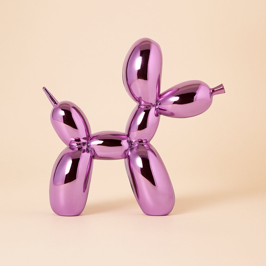Decoratief Object Dog Pink