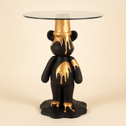 Bijzettafel Ice Bear Black/gold