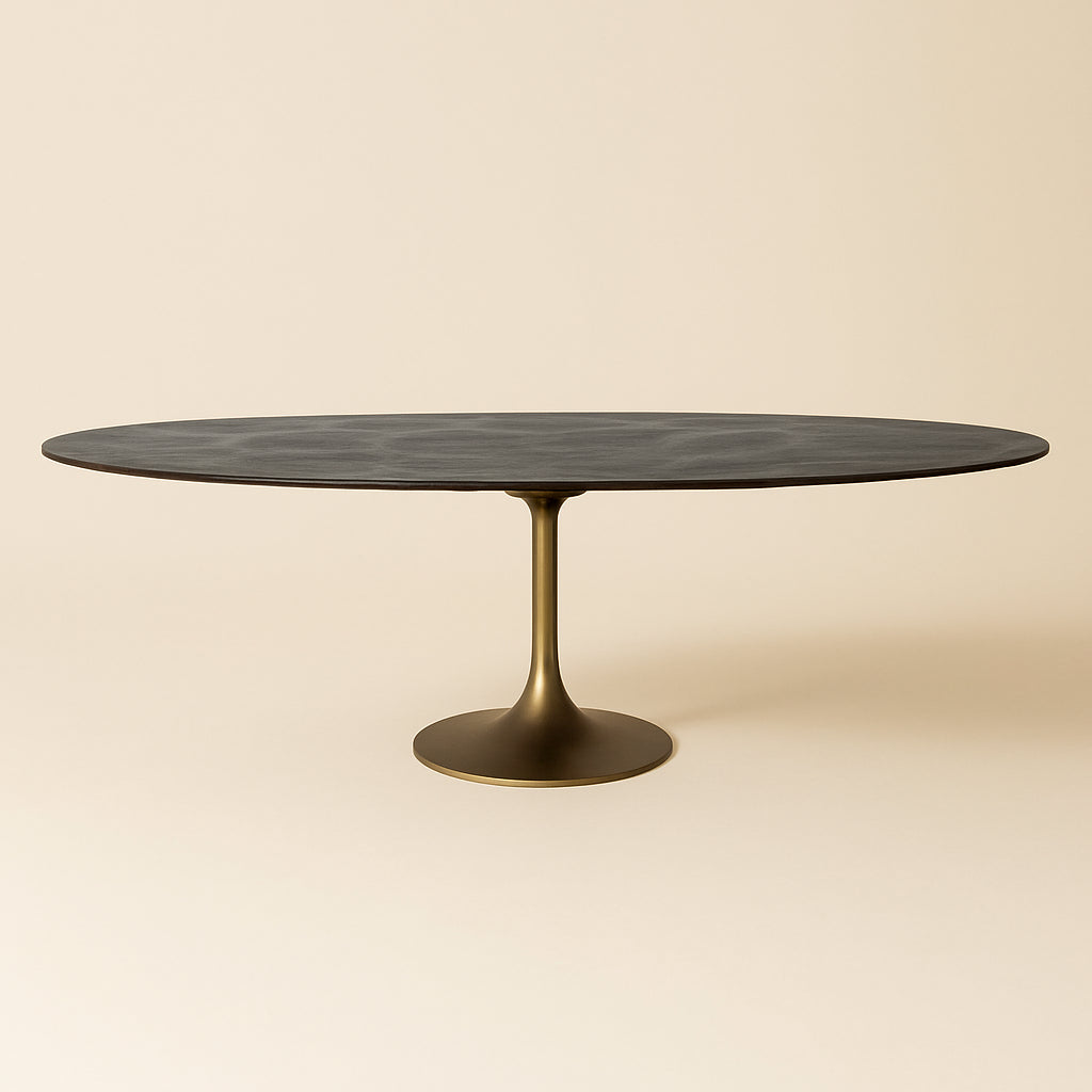 Eettafel Luxor Brown Oval 230