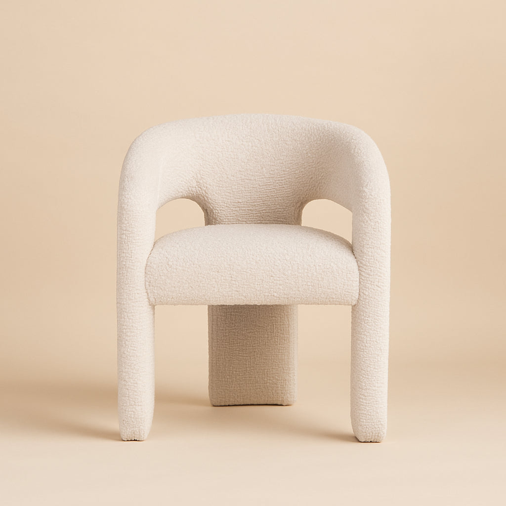 Eetkamerstoel Belle Lovely Cream Fire Retardant
