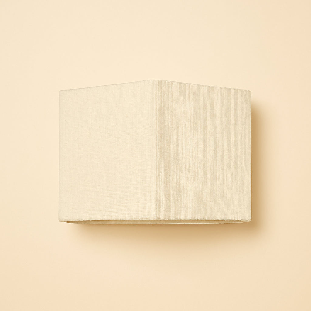 Lampshade Soho white hexagonal medium