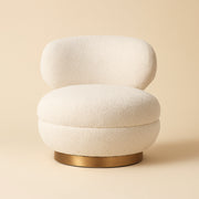Lounge Stoel Jace Lovely Cream Swivel