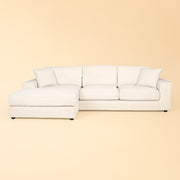 Bank Santos Niagara Beige 2,5-seater + Lounge Left
